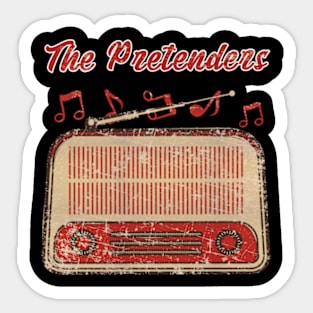 Retro The Pretenders Sticker